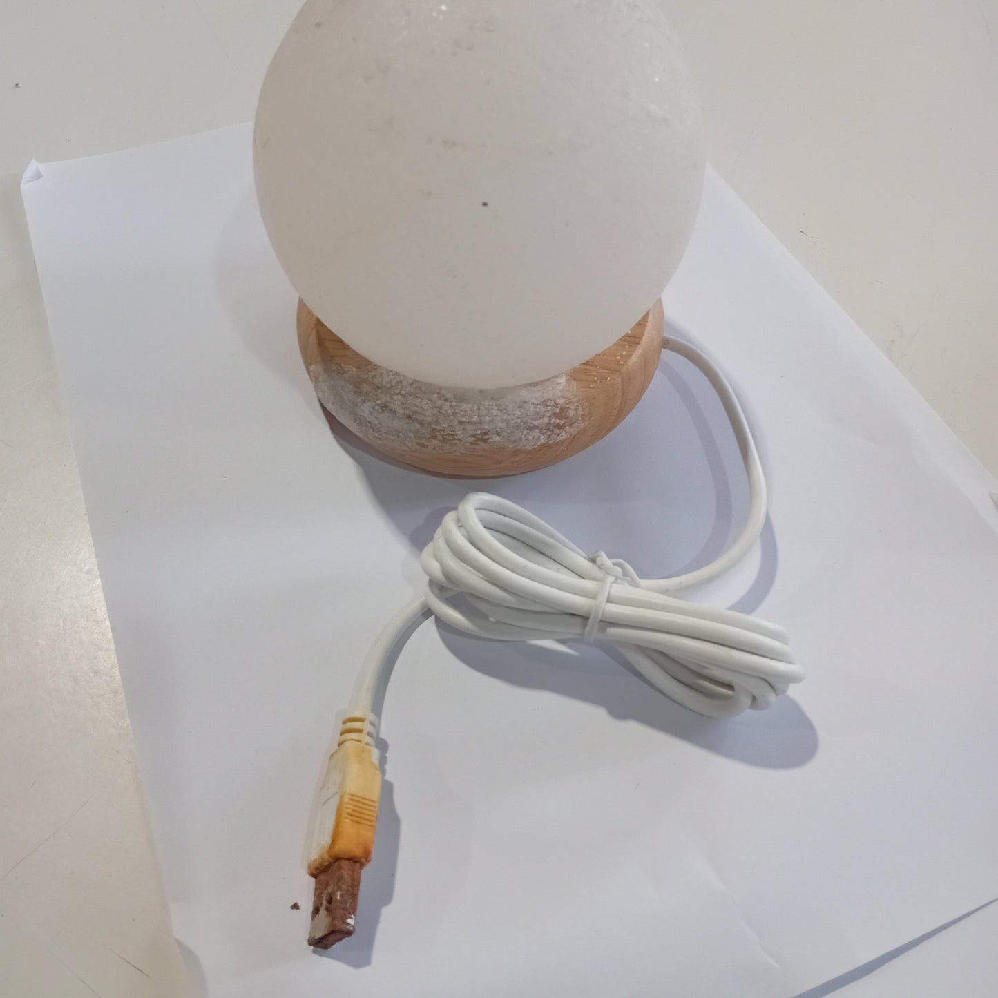 CLEARANCE! USB Himalayan Salt Lamp Sphere 11.5cm