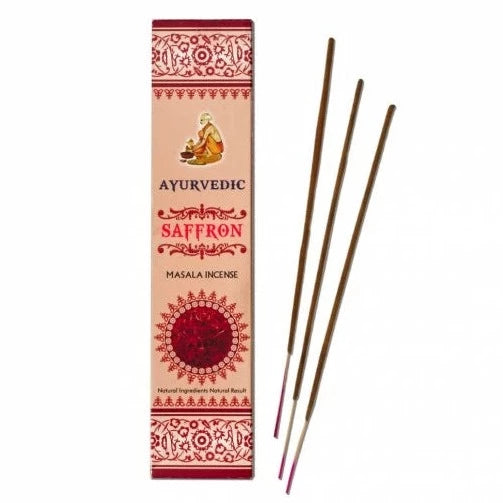 AYURVEDIC Saffron Incense Sticks