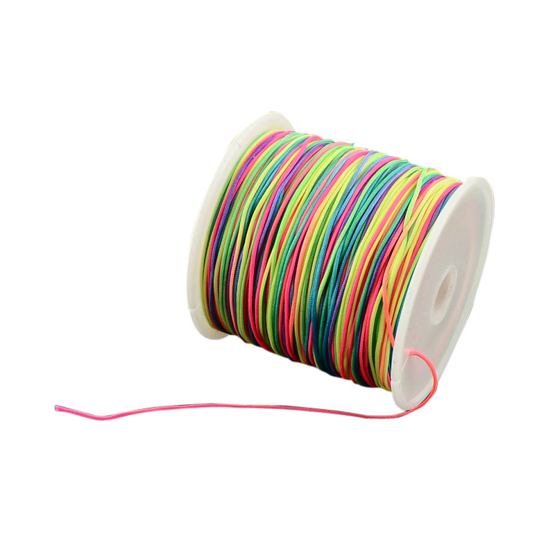 1M Rainbow Braided Nylon Thread