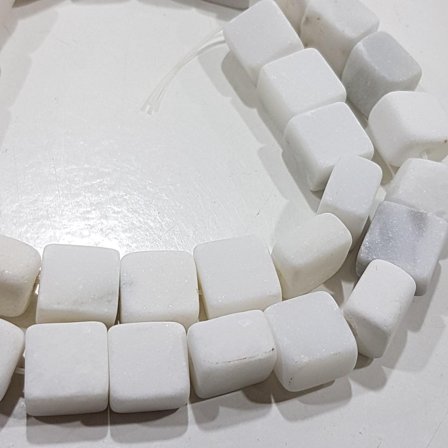 White Calcite Gemstone Beads