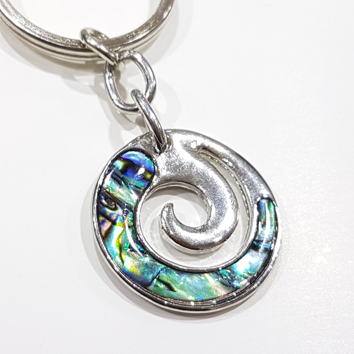 NZ Paua Shell Keychain