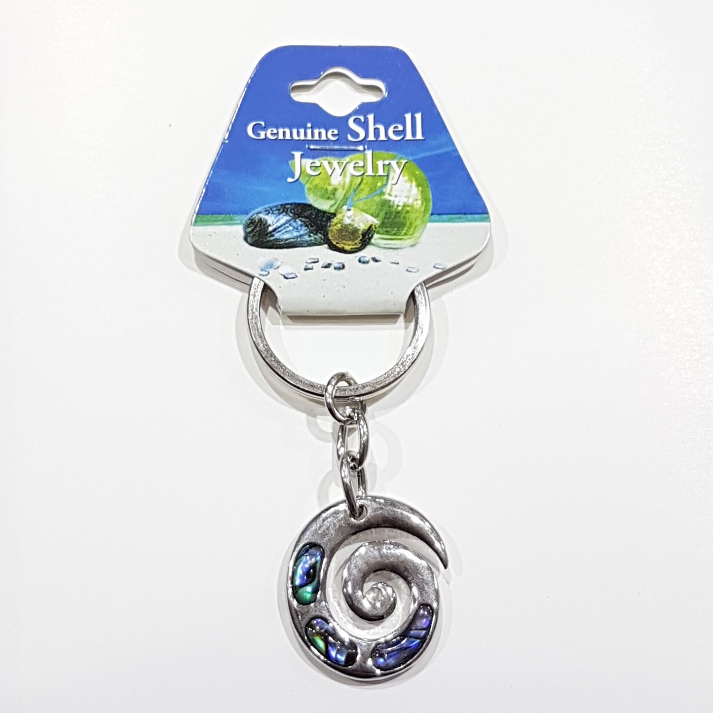 NZ Paua Shell Keychain