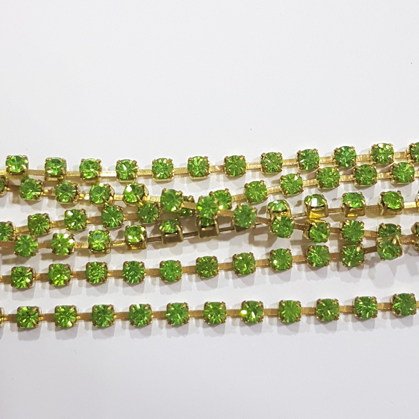 Peridot Preciosa Rhinestone Chain ss8