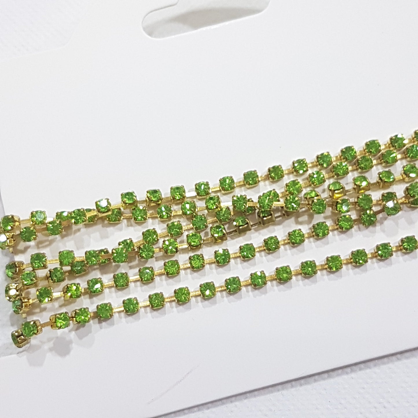 Peridot Preciosa Rhinestone Chain ss10