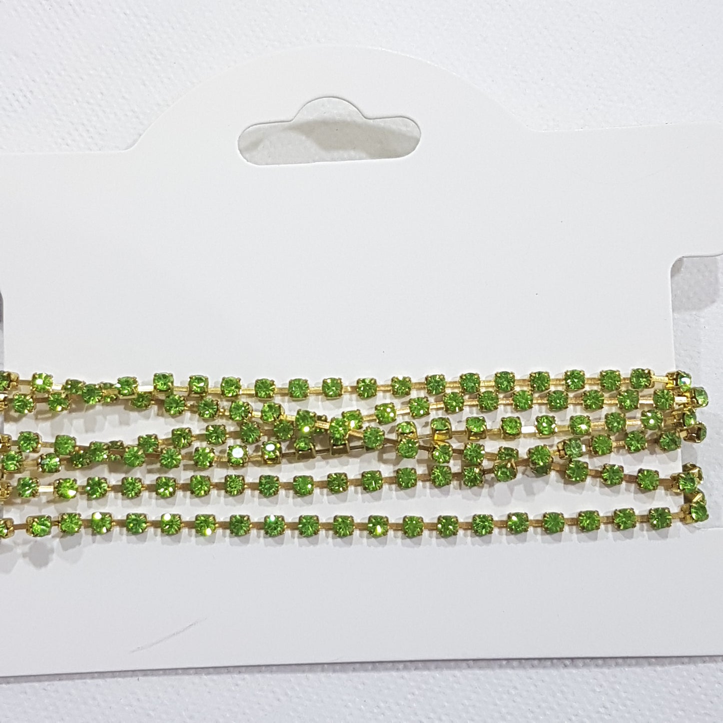 Peridot Preciosa Rhinestone Chain ss8