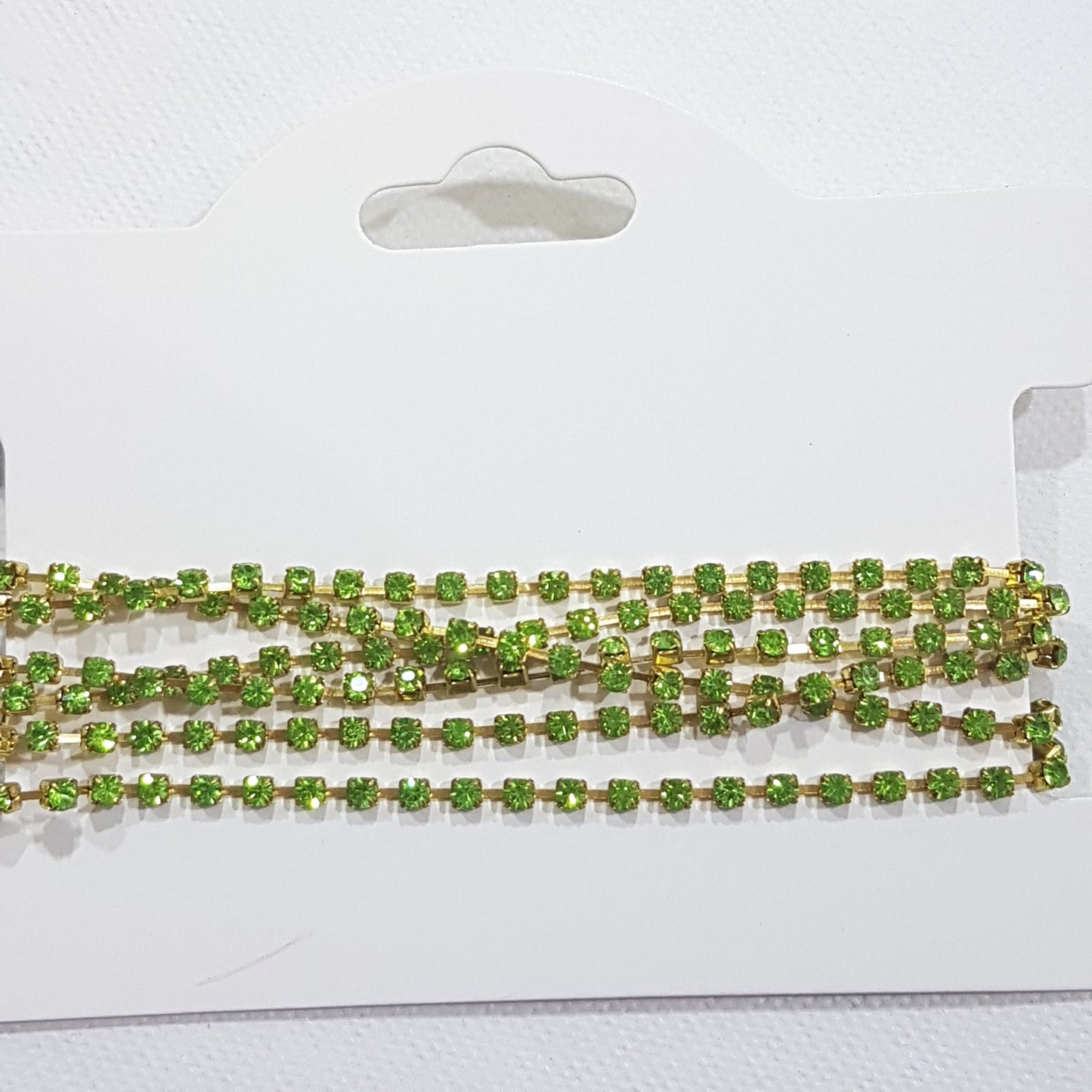 Peridot Preciosa Rhinestone Chain ss10