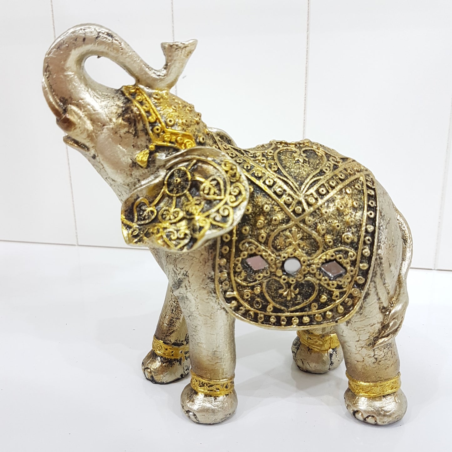 Gold Elephant Ornament