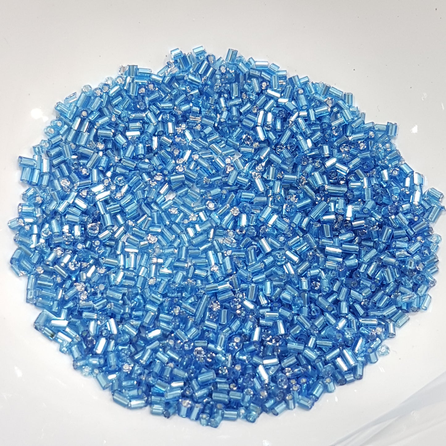15g Blue S/L 2 Cut Seed Beads