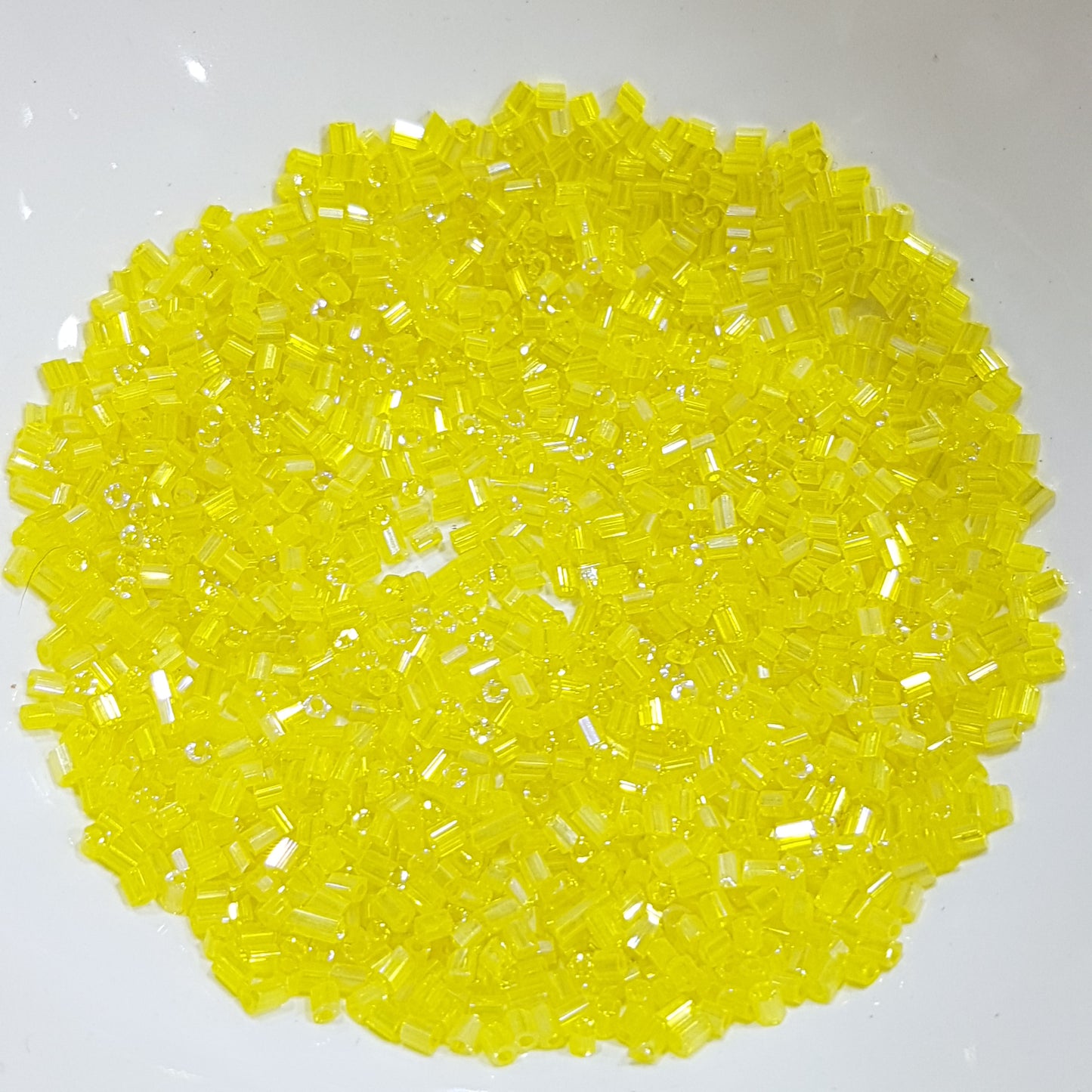 15g 11/0 Yellow AB 2 Cut Seed Beads