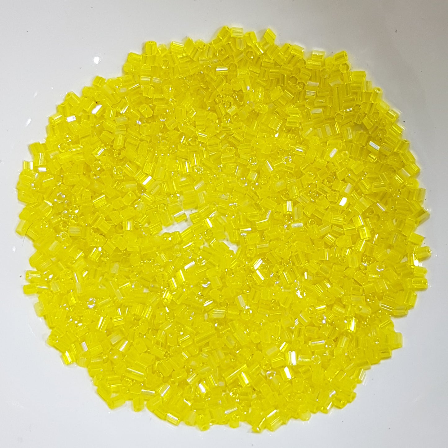 15g 11/0 Yellow AB 2 Cut Seed Beads