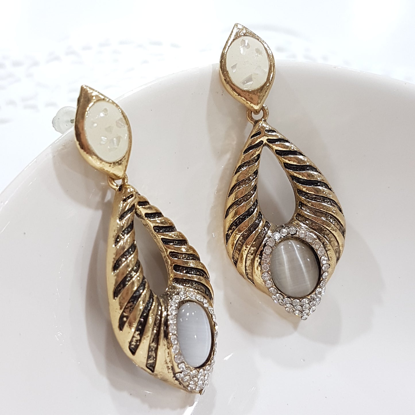 Gold Drop Earrings