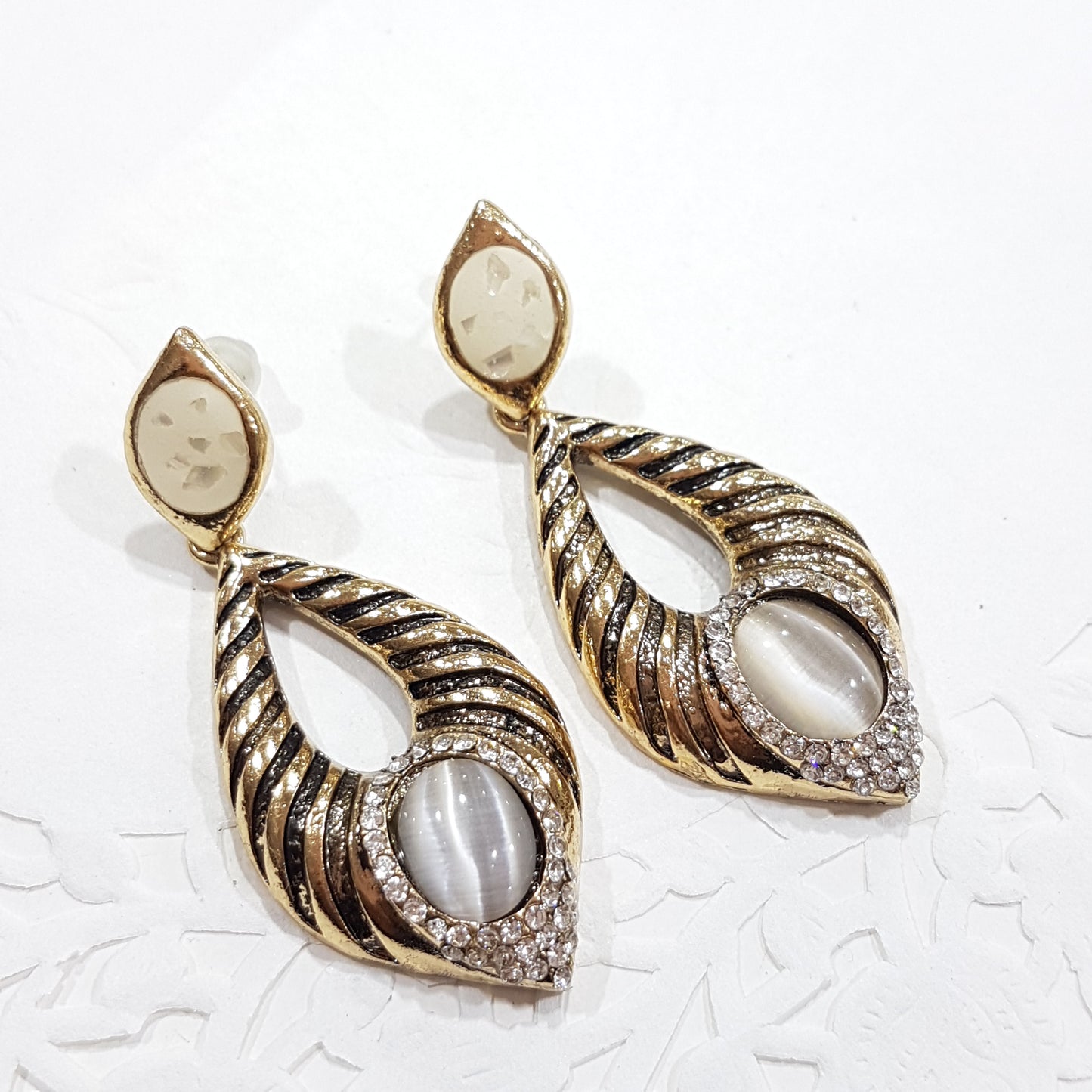 Gold Drop Earrings