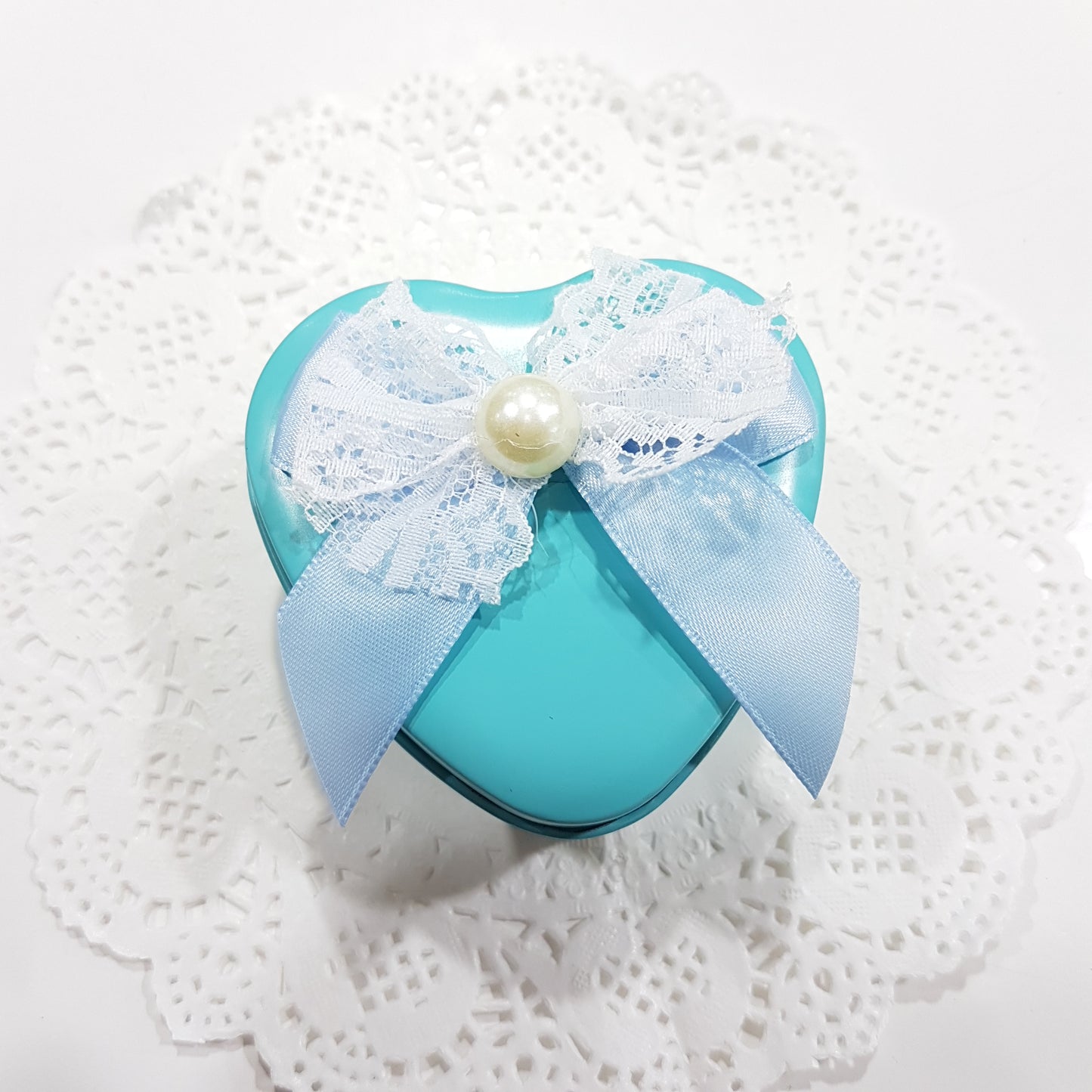 Blue Heart Tin