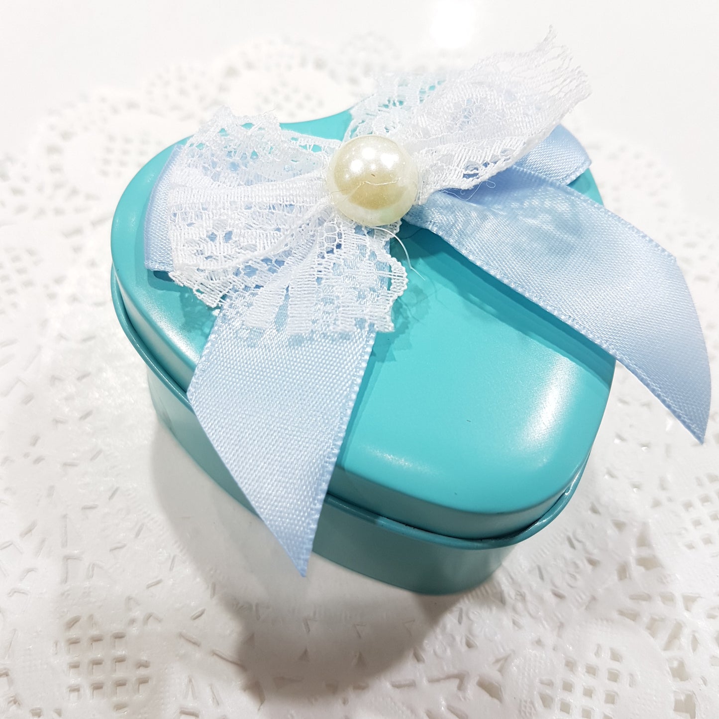 Blue Heart Tin