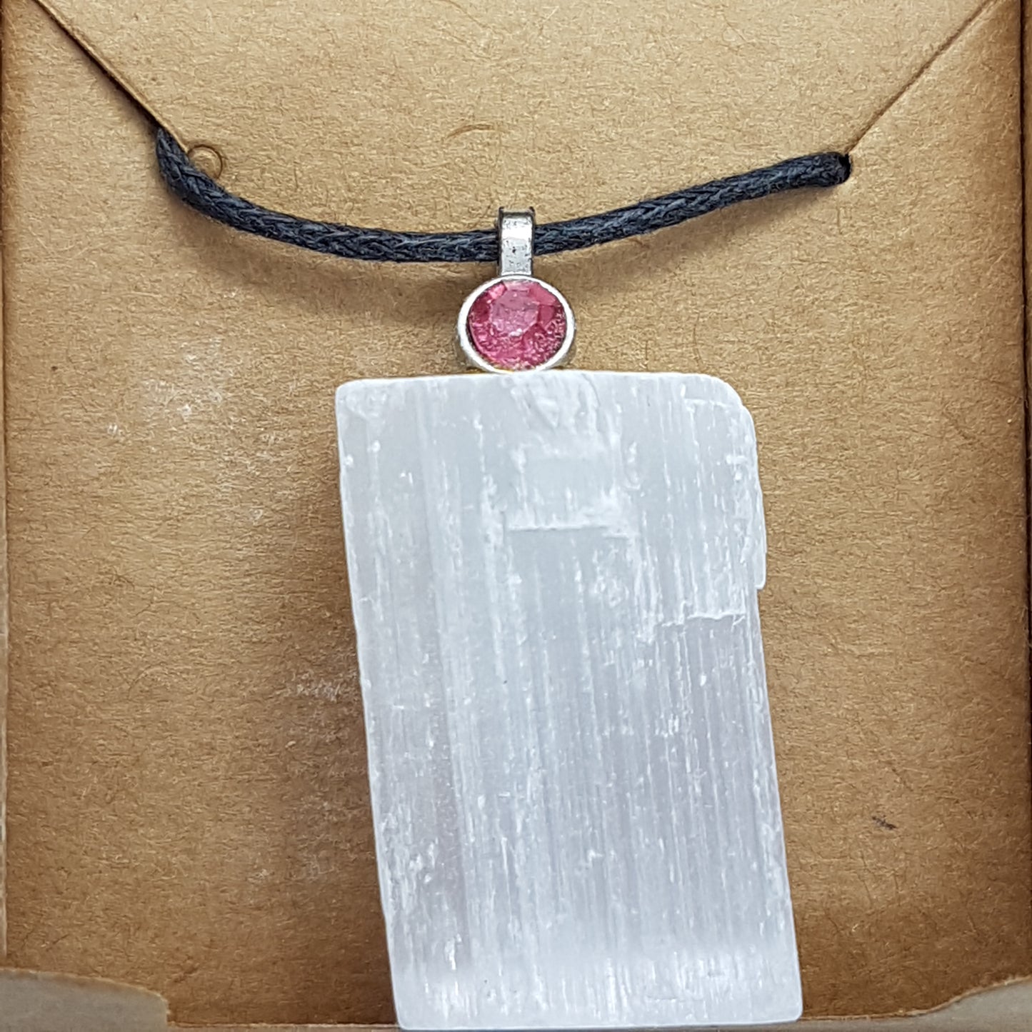 Selenite Gemstone Necklace