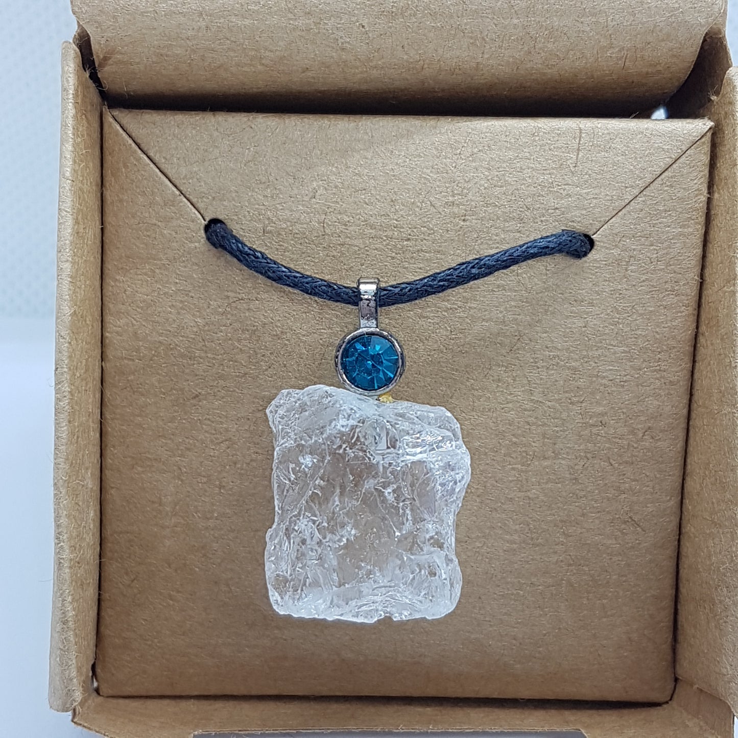 Clear Quartz Gemstone Necklace