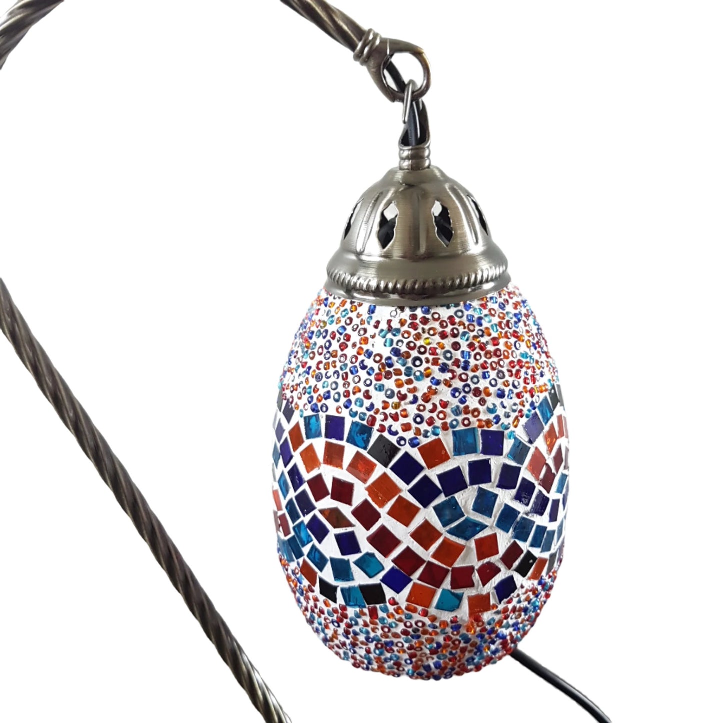 Turkish Mosaic Swan Lamp