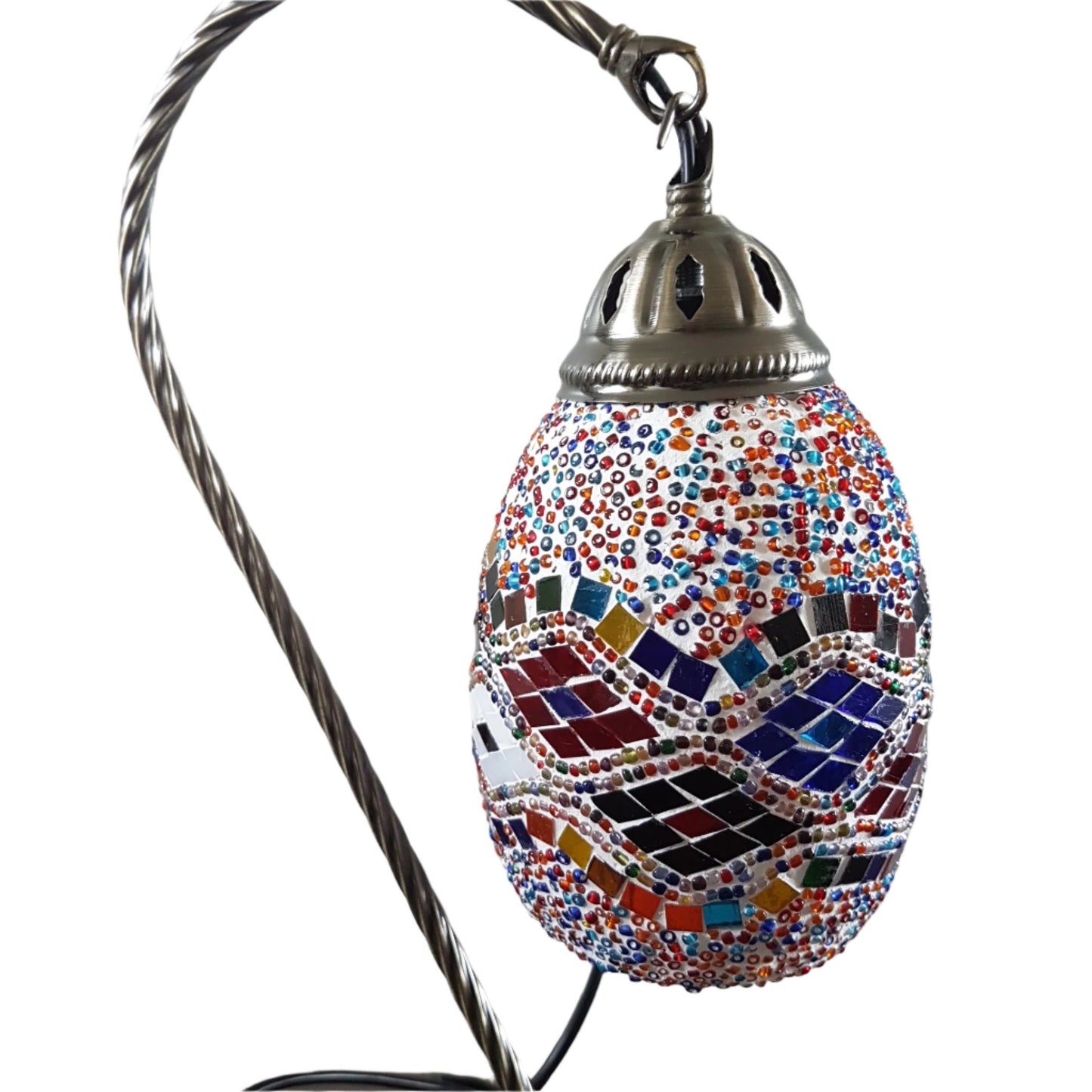 Turkish Mosaic Swan Lamp