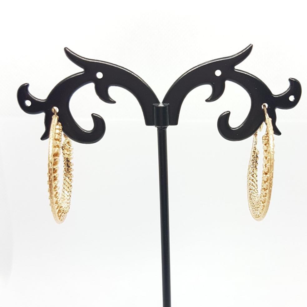 Light Copper Hoop Earrings