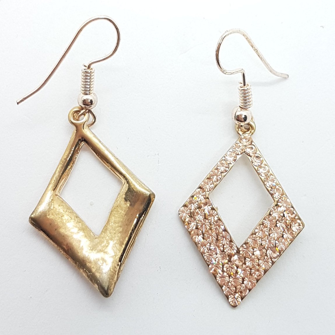 Rhinestone Diamond Drop Earrings