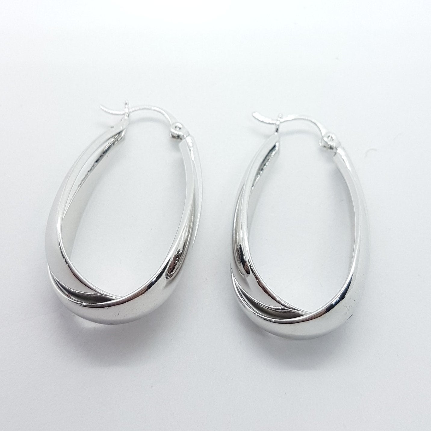 Silver Hoop Earrings