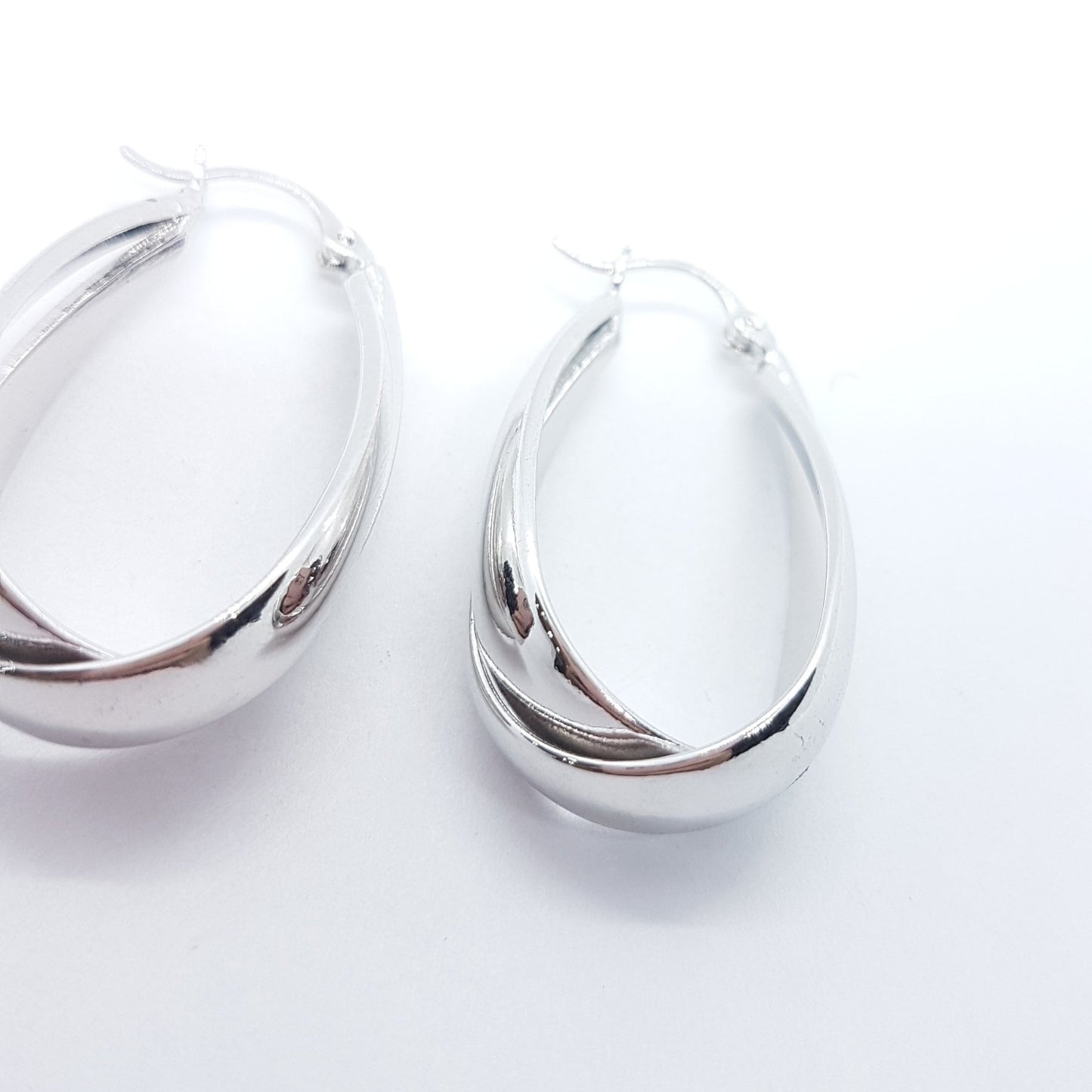 Silver Hoop Earrings