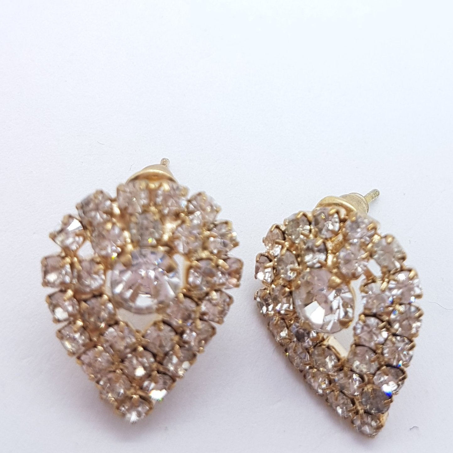 Rhinestone Stud Earrings