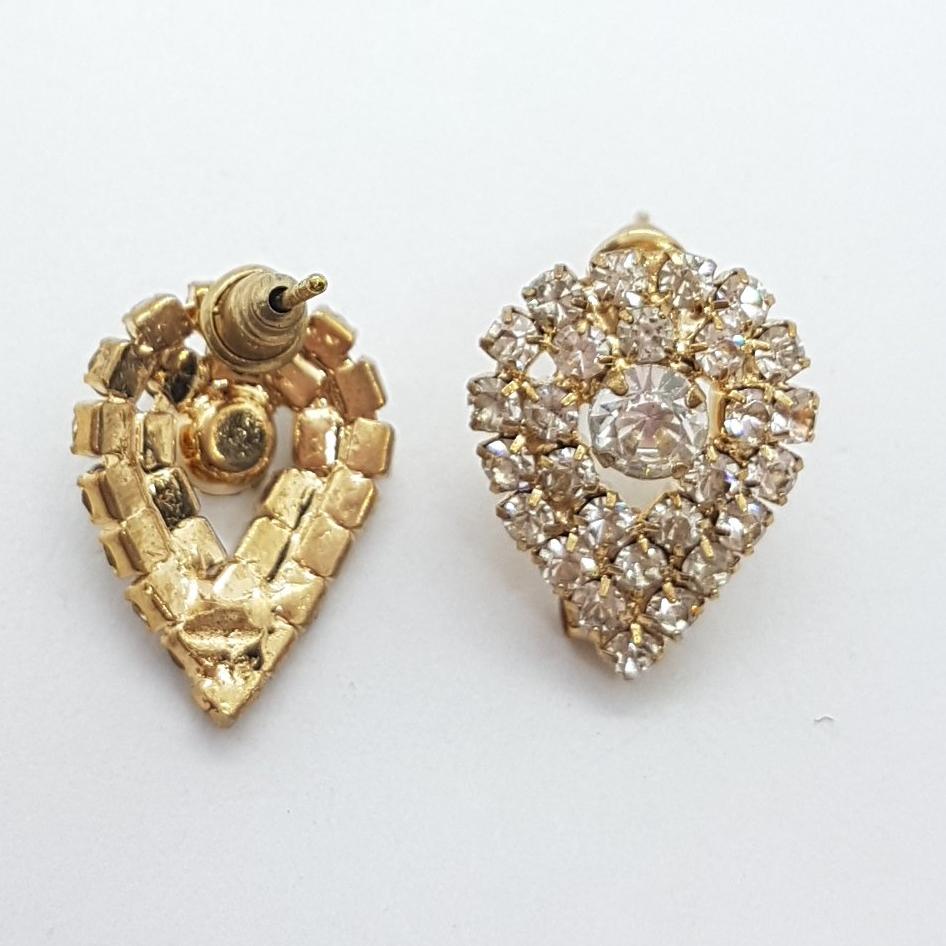 Rhinestone Stud Earrings