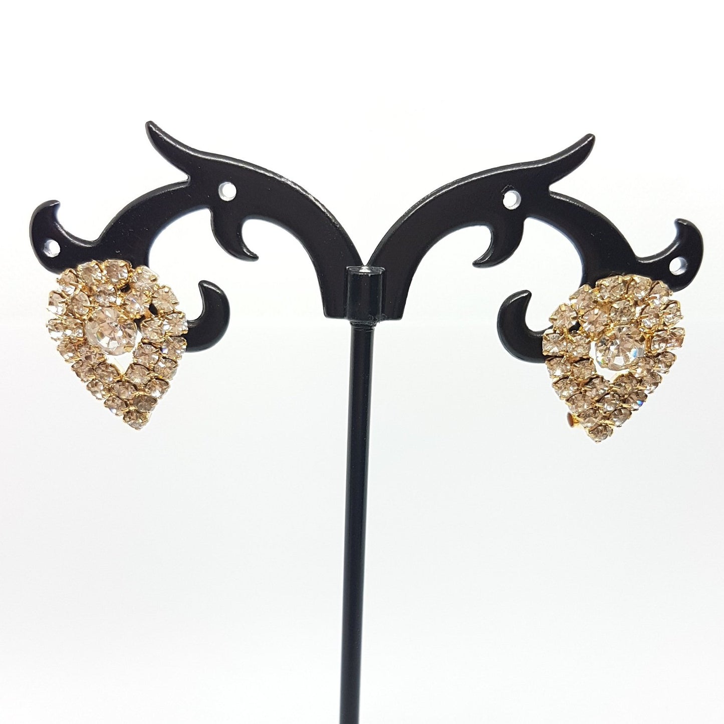 Rhinestone Stud Earrings