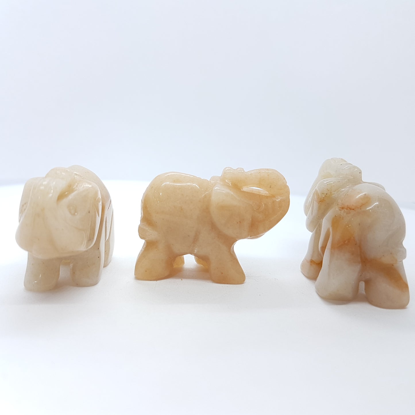 Aventurine Gemstone Elephant