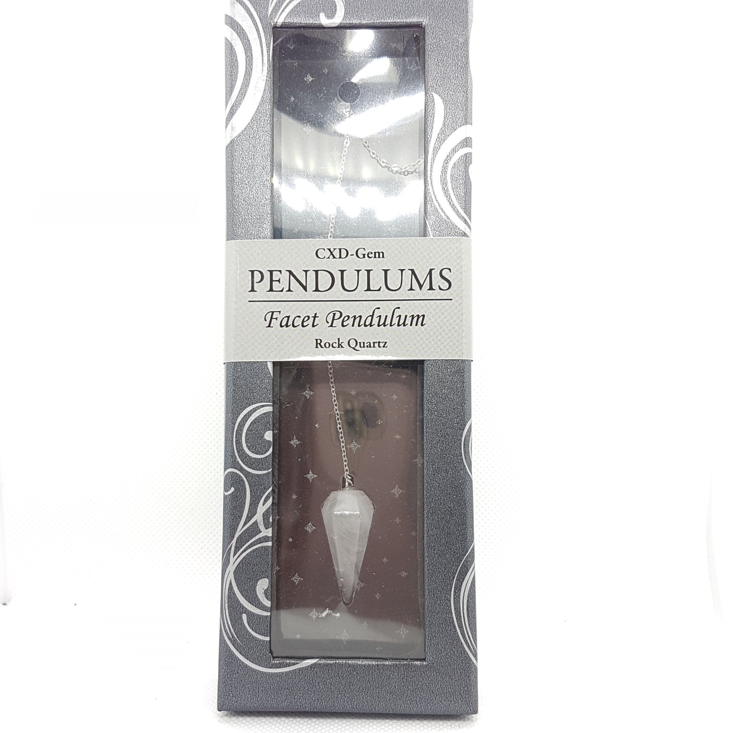 Rock Quartz Facet Pendulum