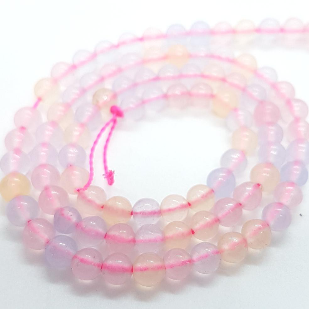 4mm Chalcedony Gemstone Beads – Artisan Boutique