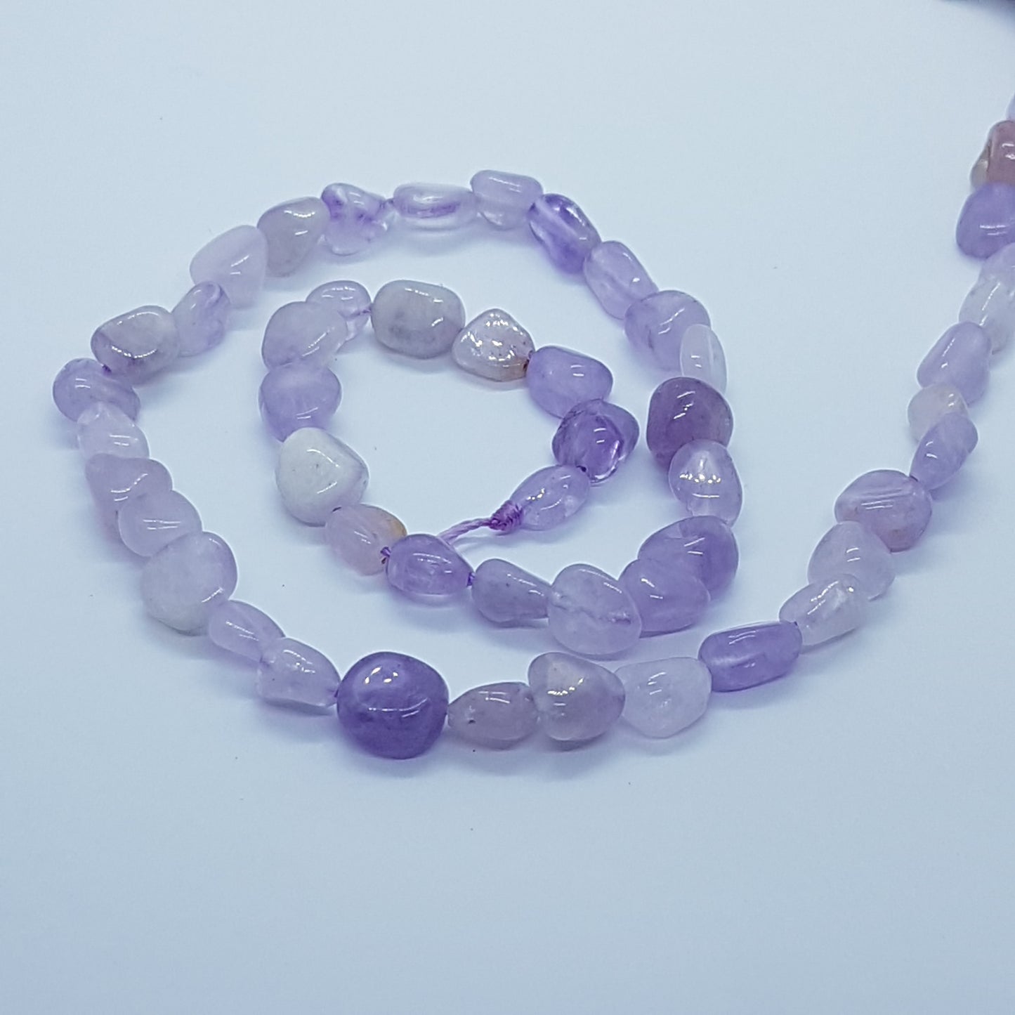 Light Purple Amethyst Gemstone Nugget Beads