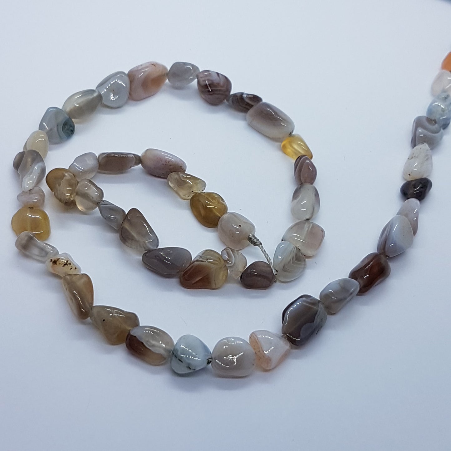 Botswana Agate Gemstone Nugget Beads
