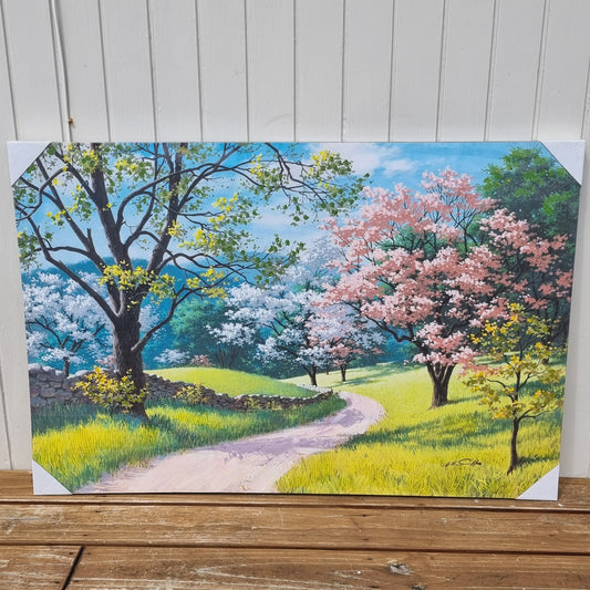 Oil Canvas Painting - Spring