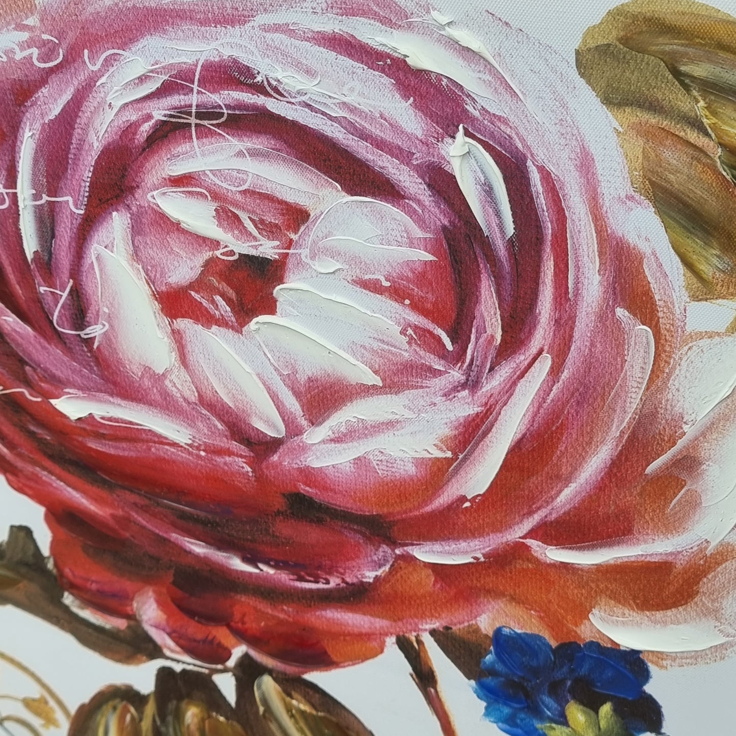 Set of 2 - Floral Oil Painting