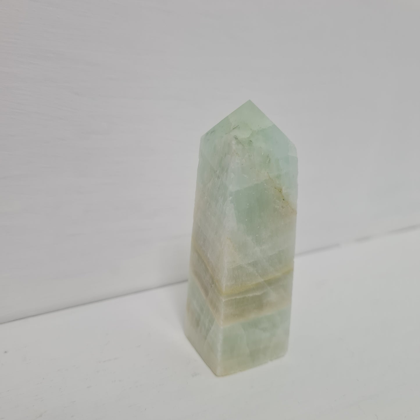 Pistachio Calcite Gemstone Tower