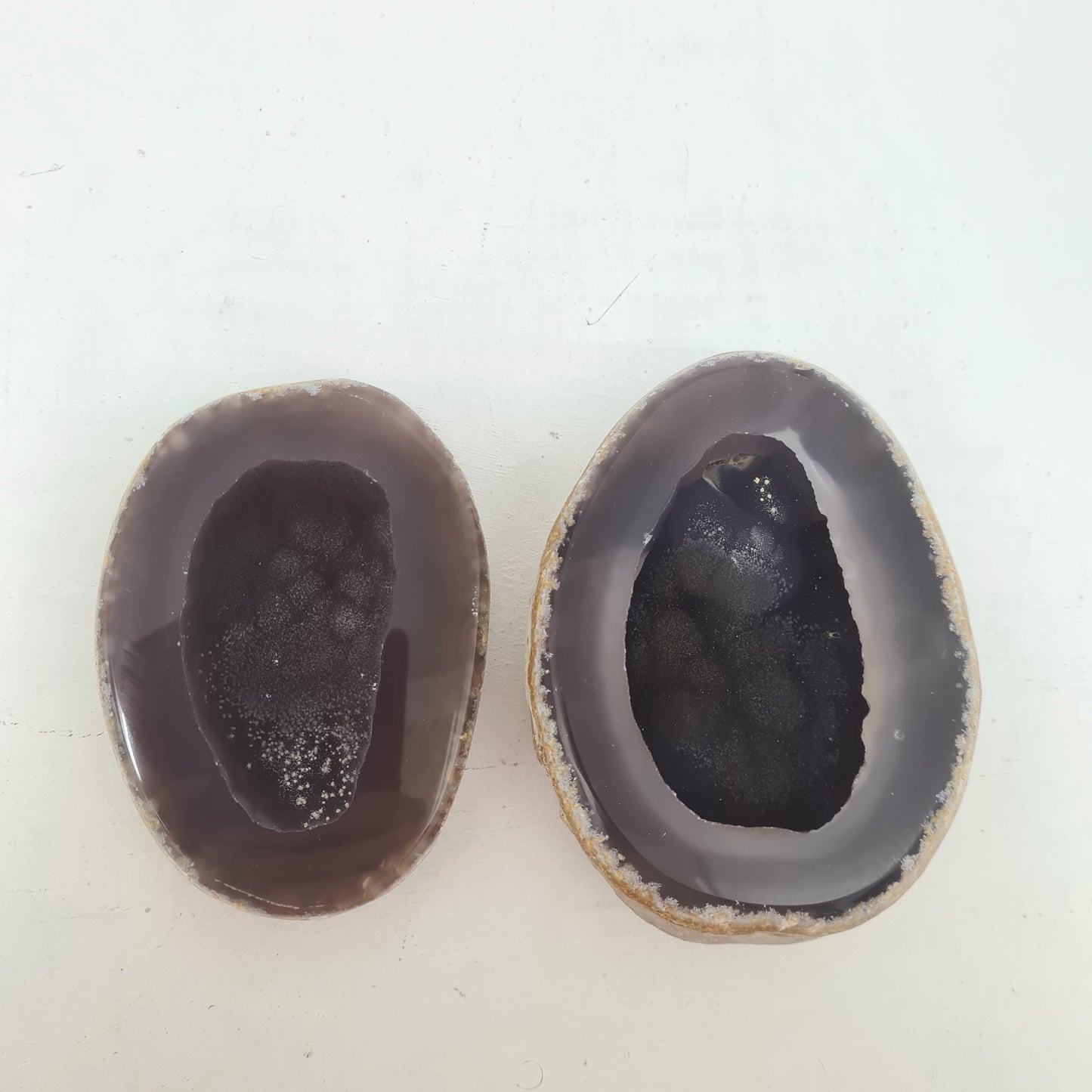 Natural Agate Pot with Lid