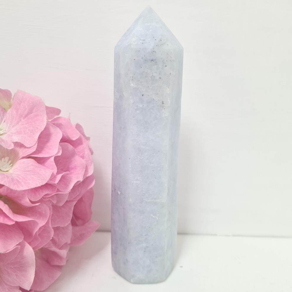 Blue Calcite Gemstone Tower