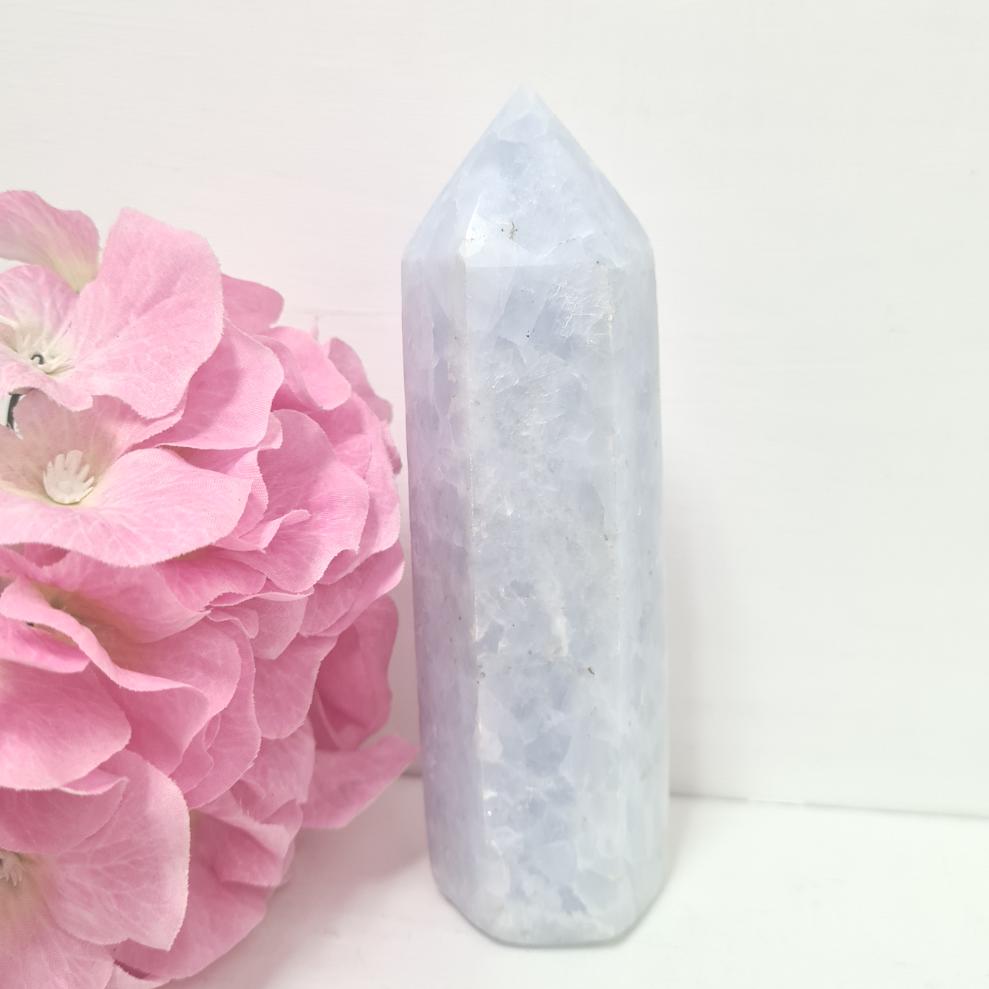 Blue Calcite Gemstone Tower
