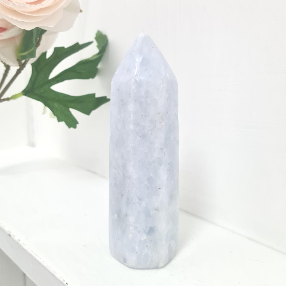 Blue Calcite Gemstone Tower
