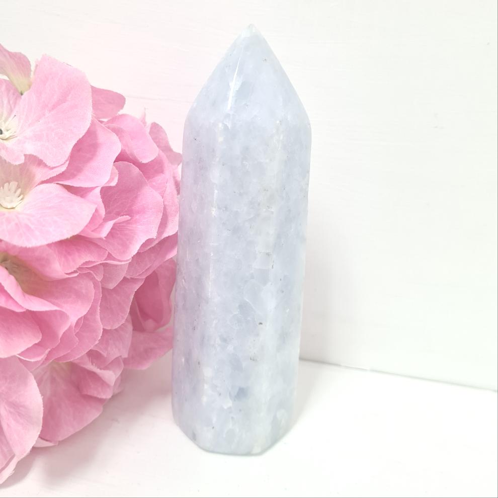 Blue Calcite Gemstone Tower