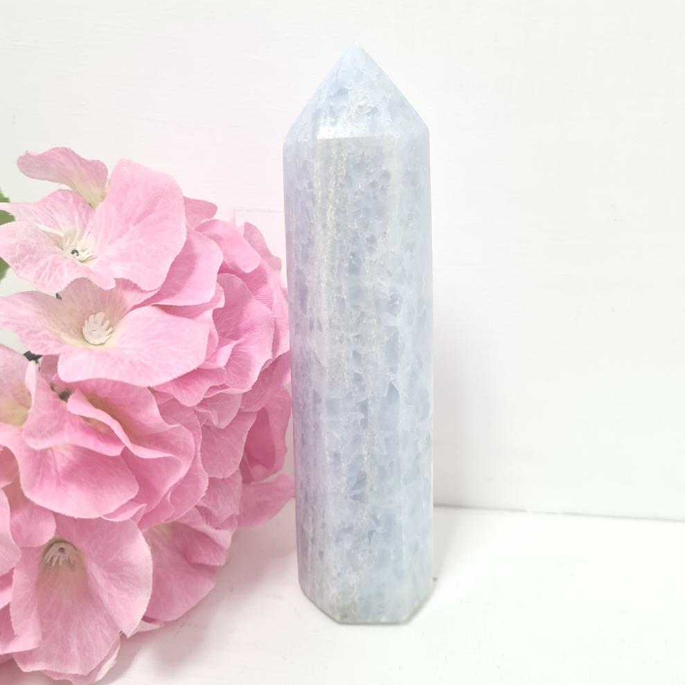 Blue Calcite Gemstone Tower