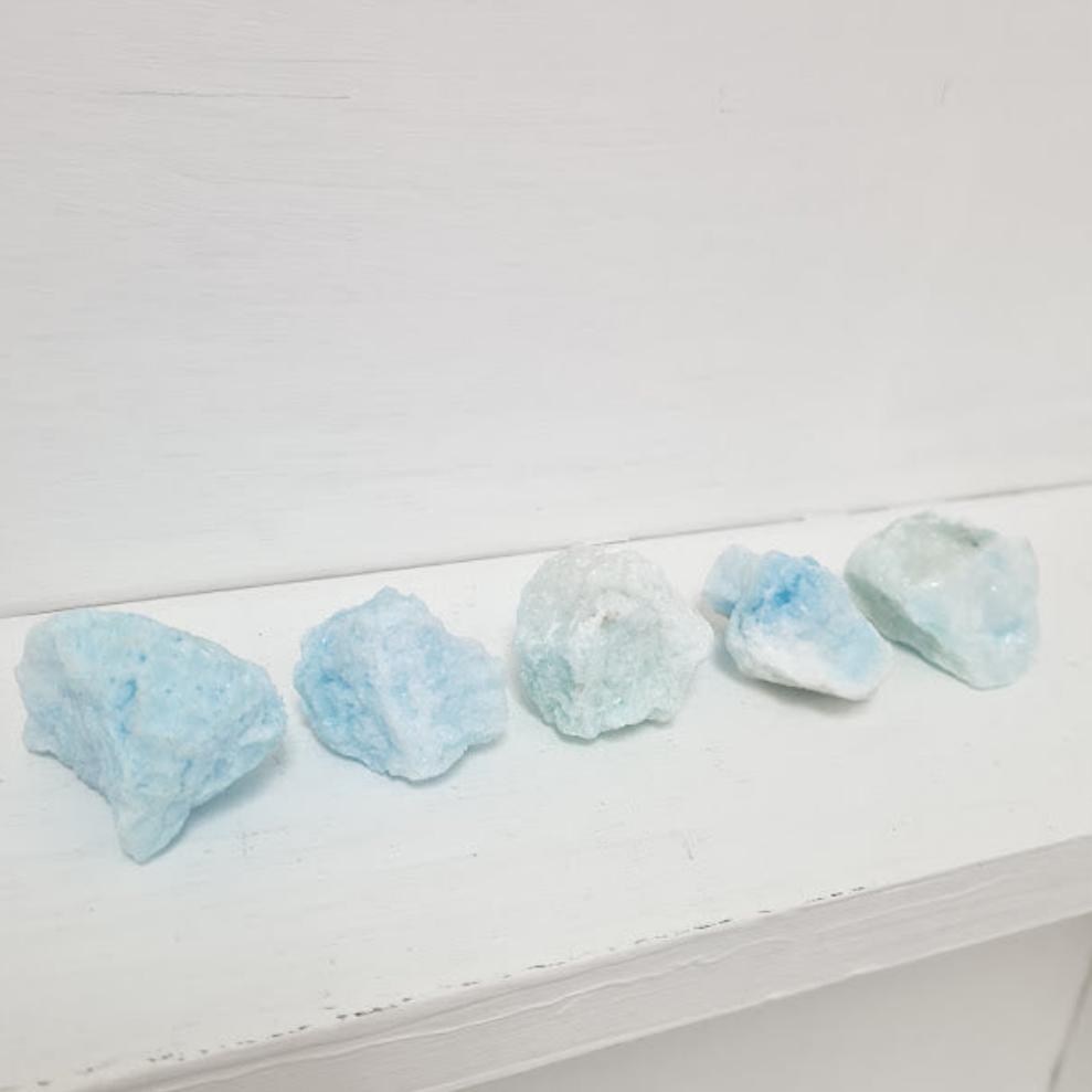 Blue Aragonite Natural Rough Piece