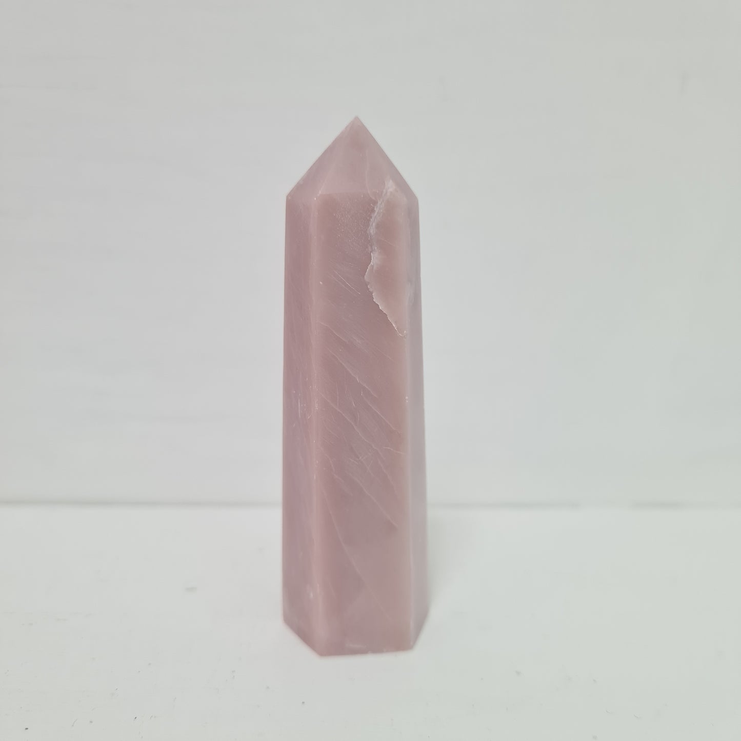 Pink Opal Gemstone Point