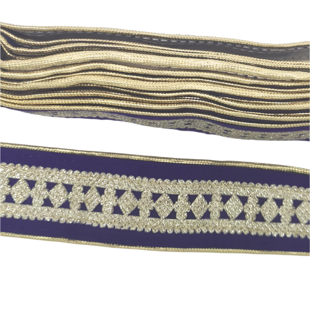 Purple and Gold Trim