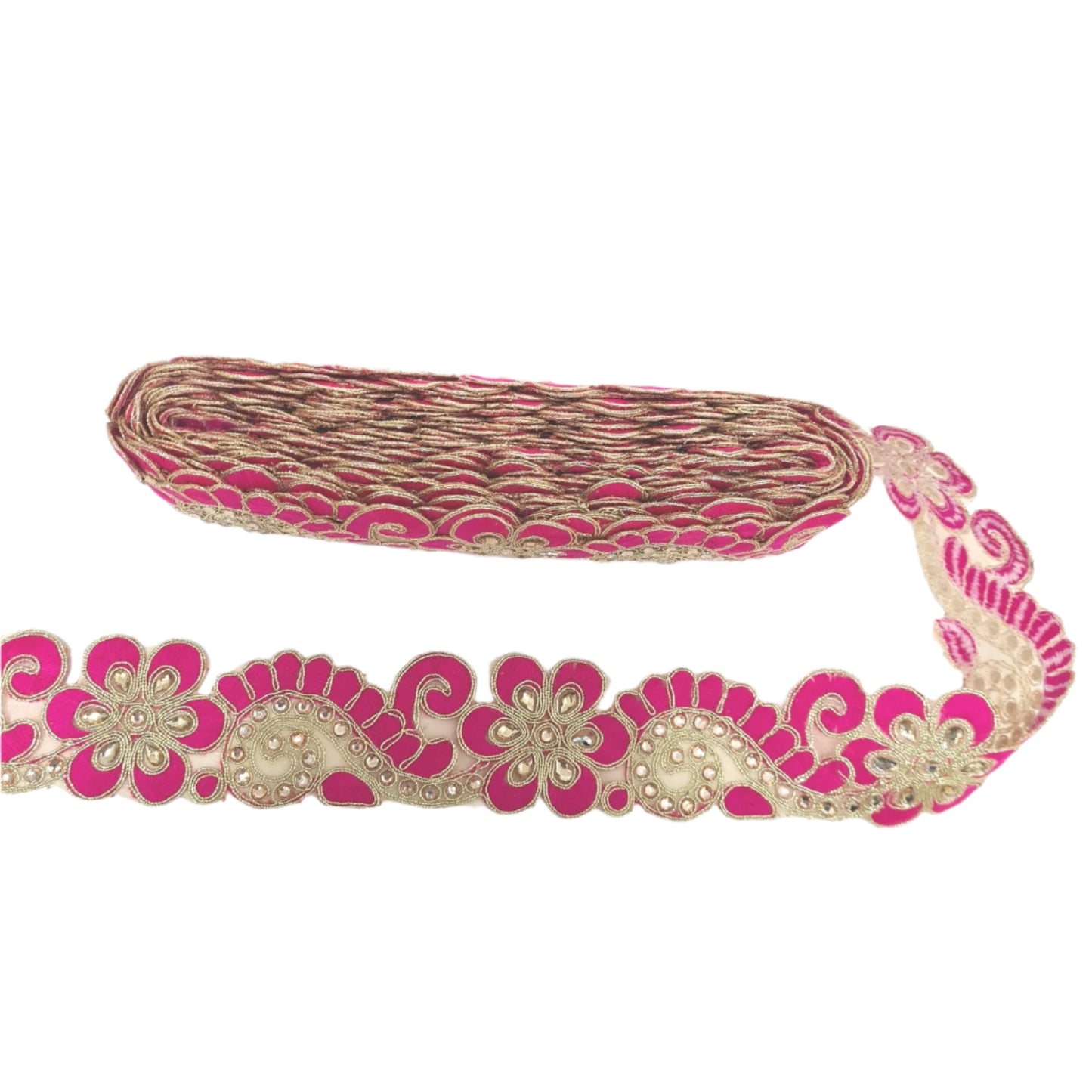 Hot Pink Indian Trim