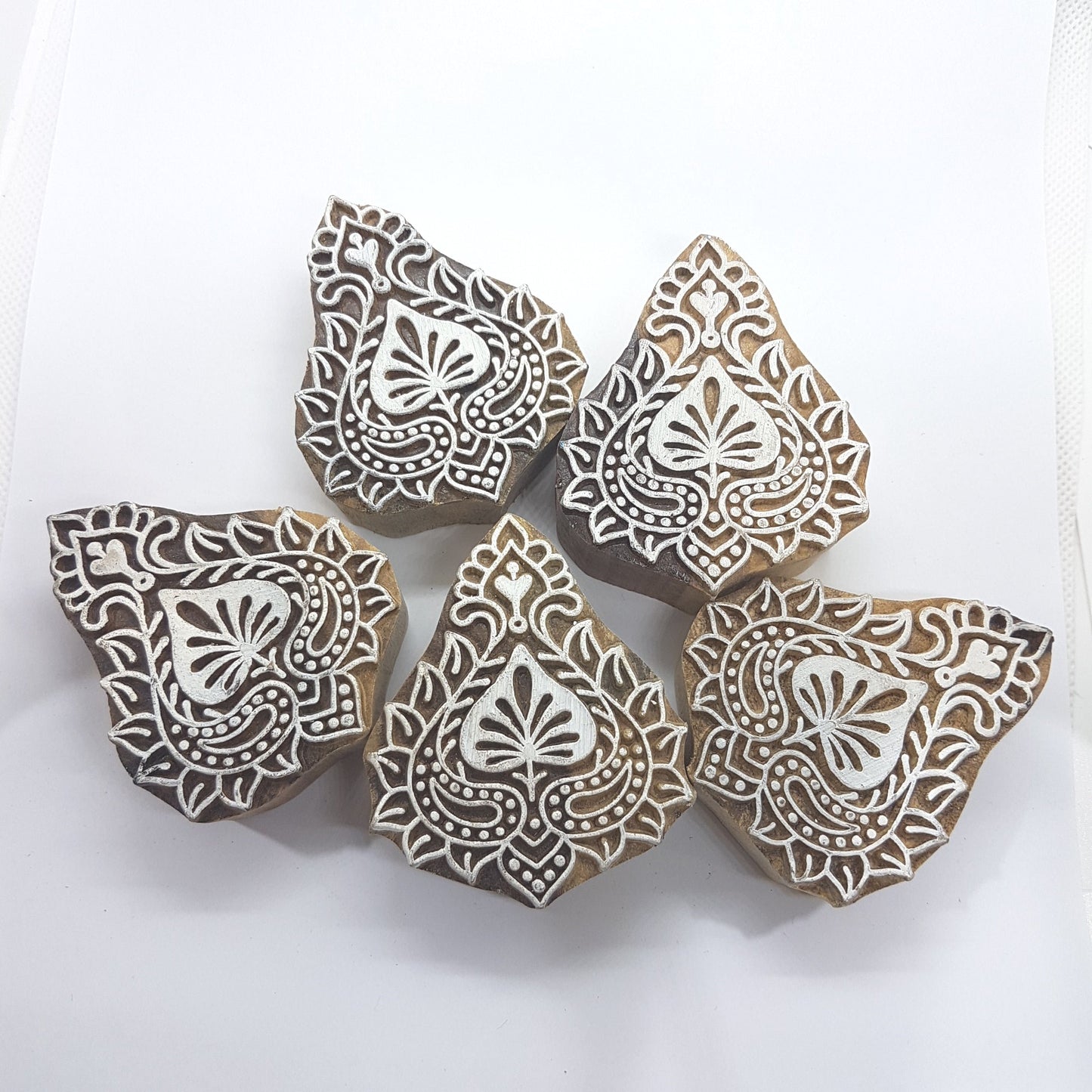 Paisley Indian Block Stamp