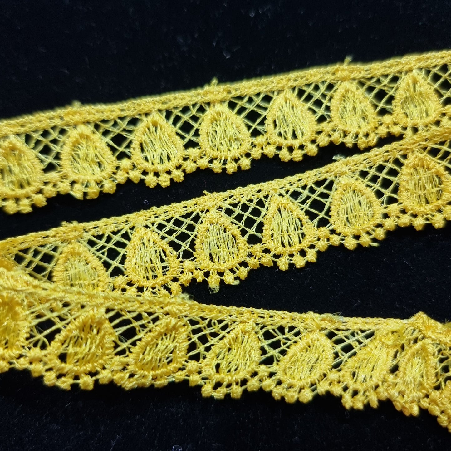 Yellow Lace Trim