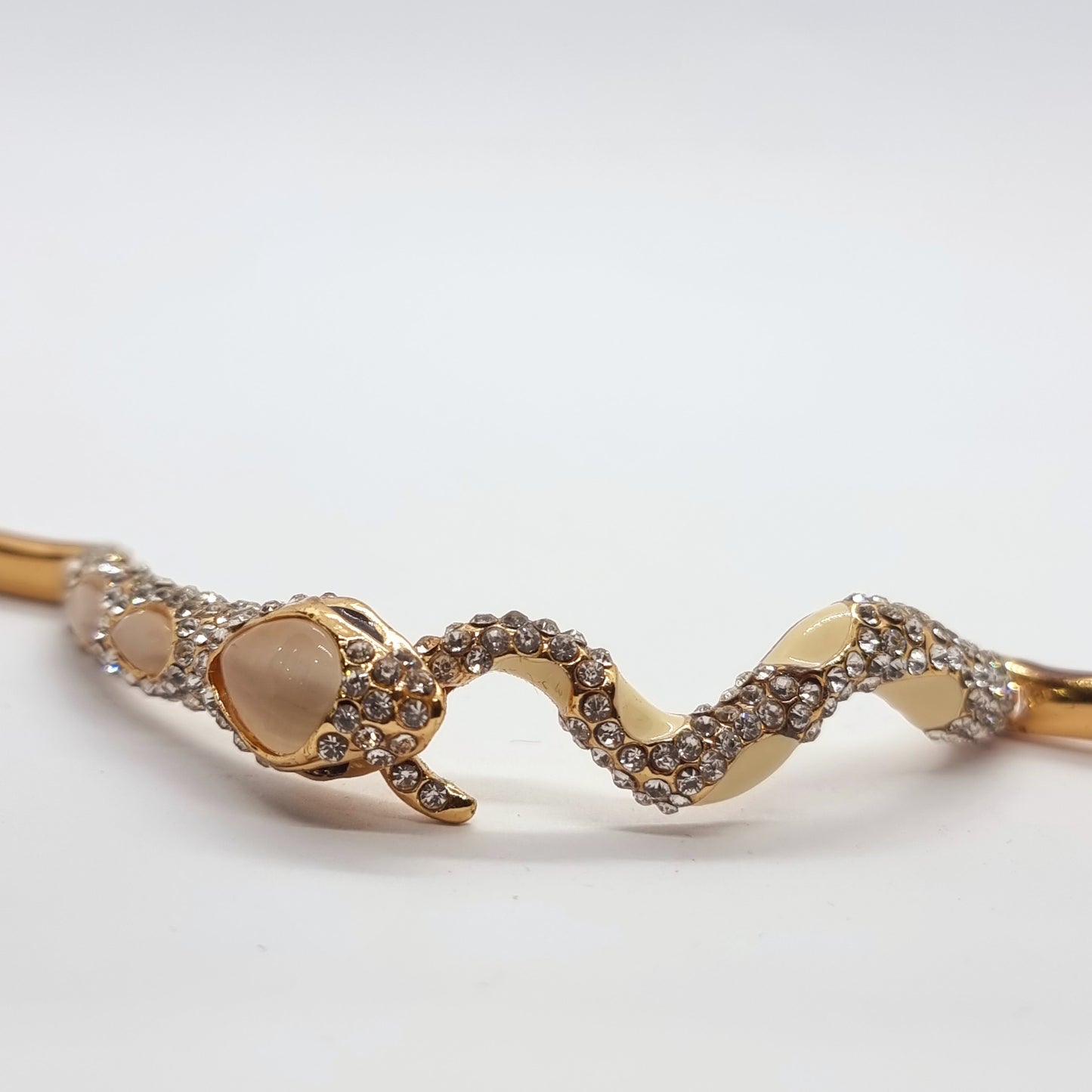 Rhinestone Snake Bracelet